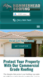 Mobile Screenshot of hammerheadroofing.com